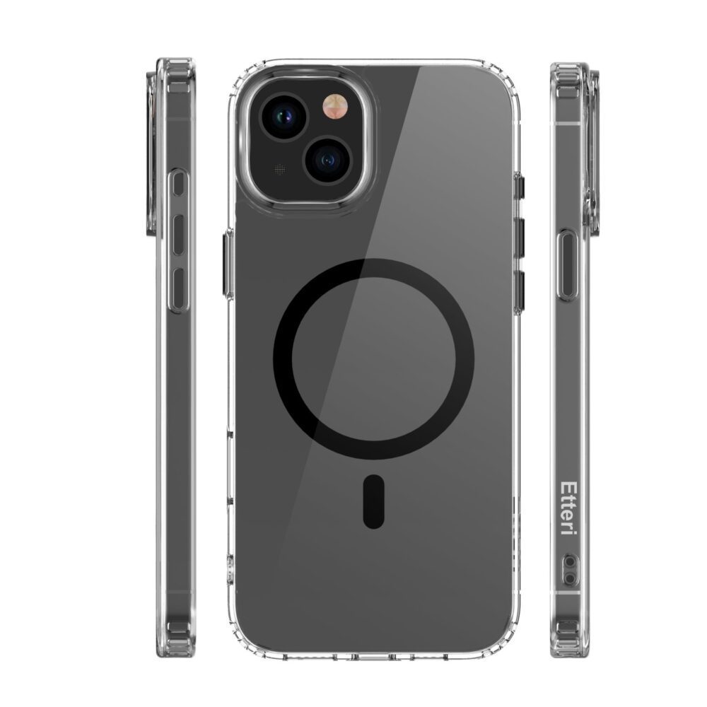 Etteri Color Mag case for iPhone 15 6,1" black