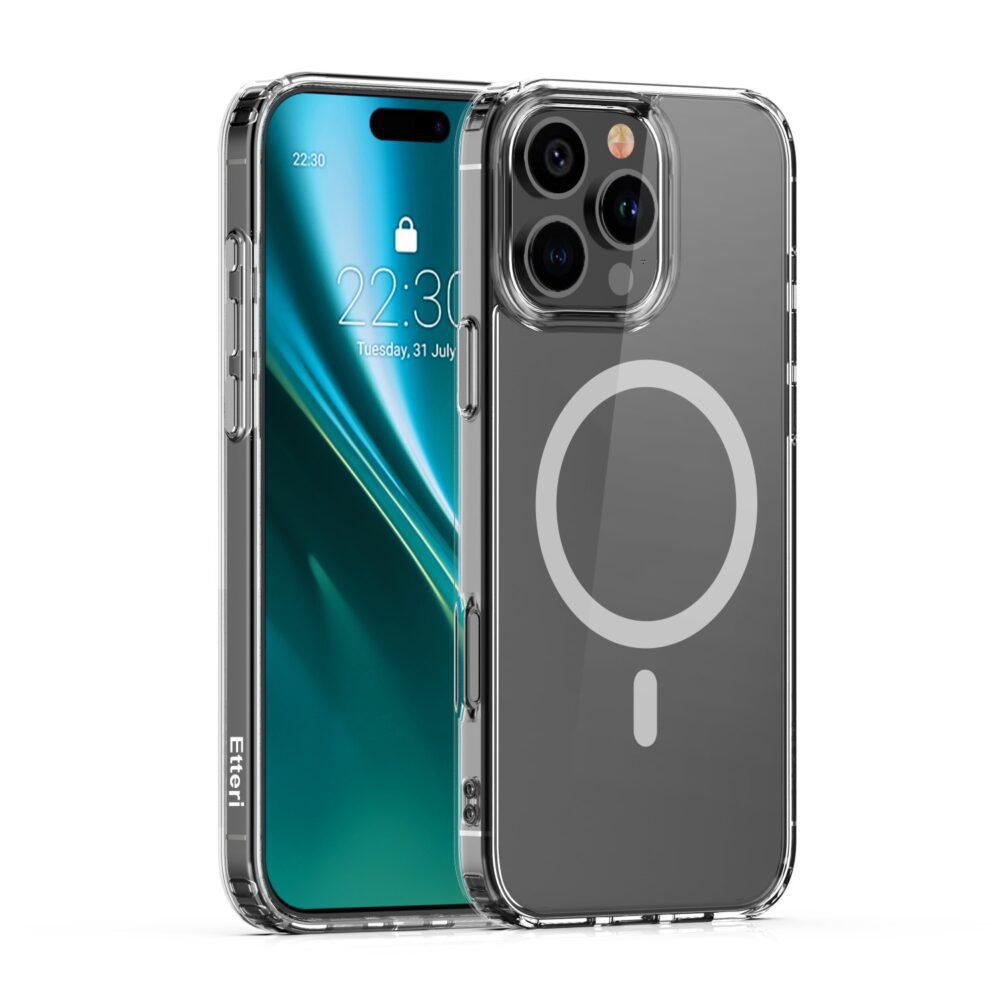 Etteri Color Mag case for iPhone 16 Pro 6,3" grey