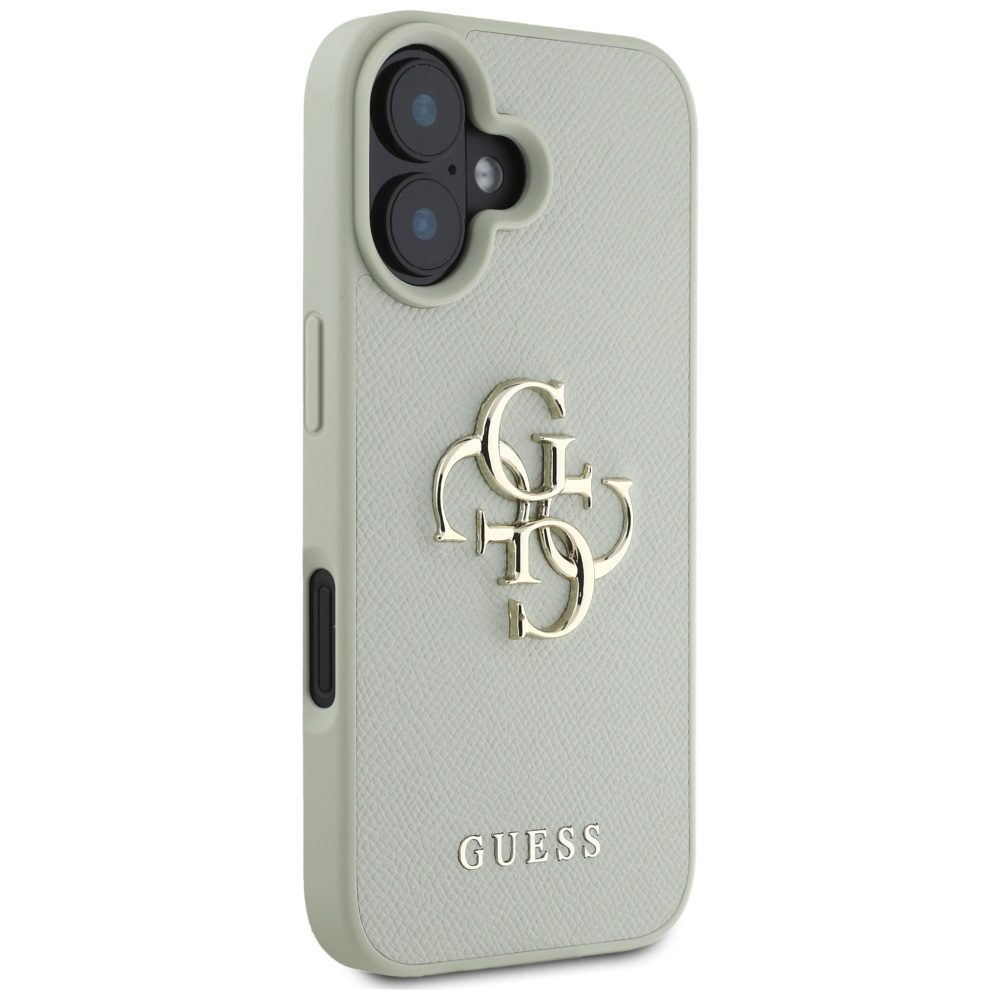 Guess Hardcase PU Grained Big 4G and Classic Logo Case for iPhone 16 6,1" Green