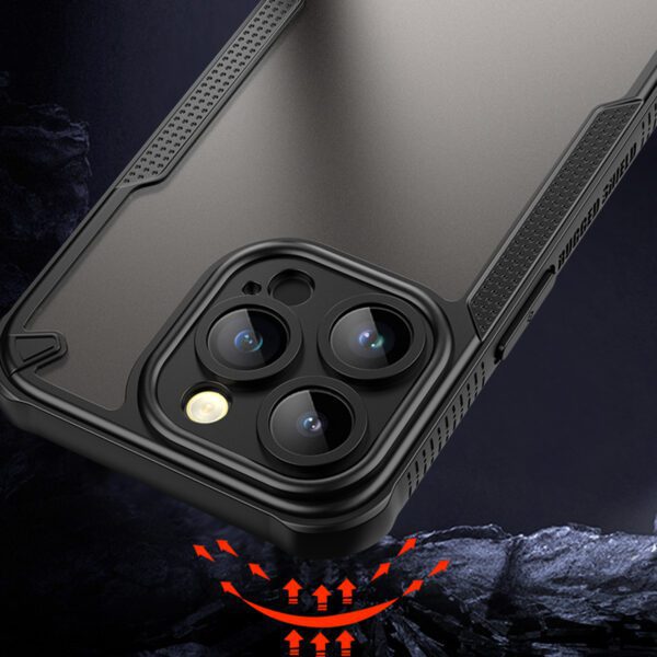 Defender Matt case for iPhone 17 Pro 6,3" black