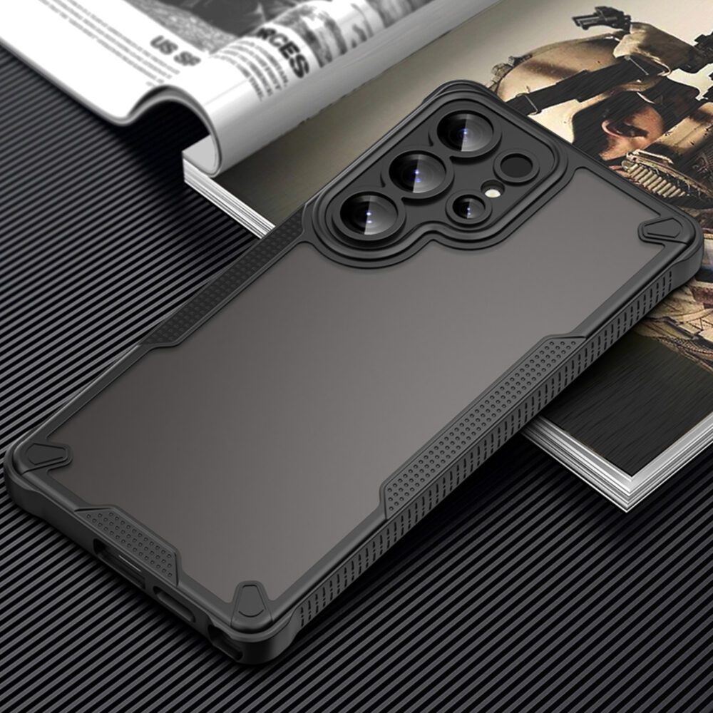 Defender Matt case for Samsung Galaxy S25 Ultra black