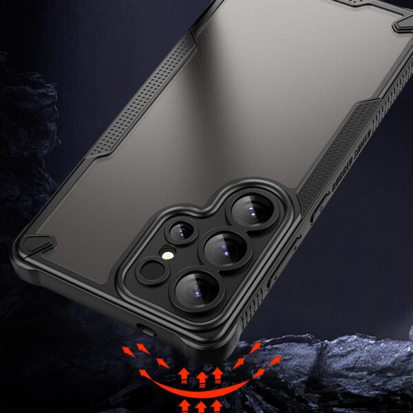 Defender Matt case for Samsung Galaxy S25 Ultra black