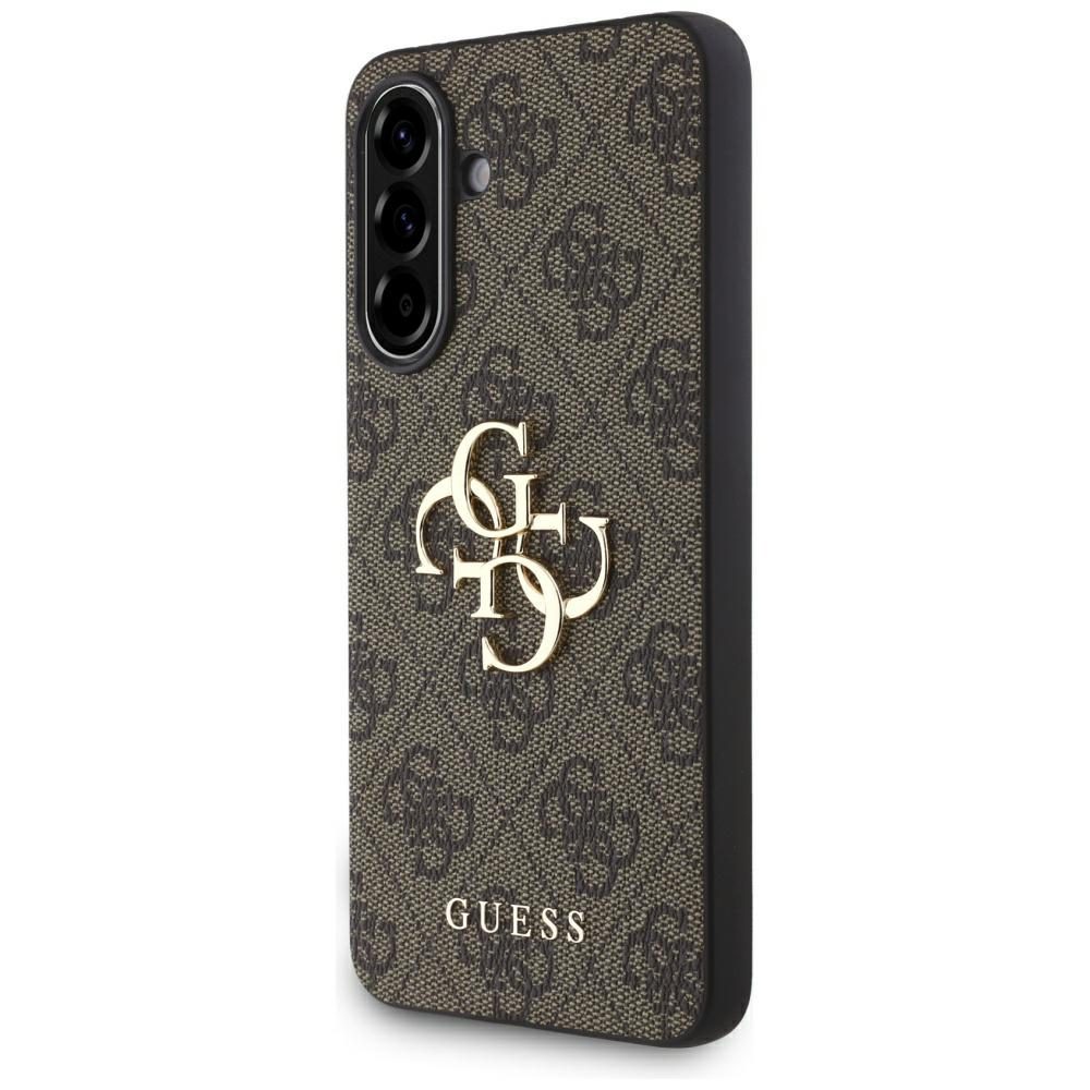 Guess HC 4G PU Big Logo Case for Samsung Galaxy A56 Brown