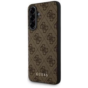 Guess HC PU 4G Classic case for Samsung Galaxy A56 Brown