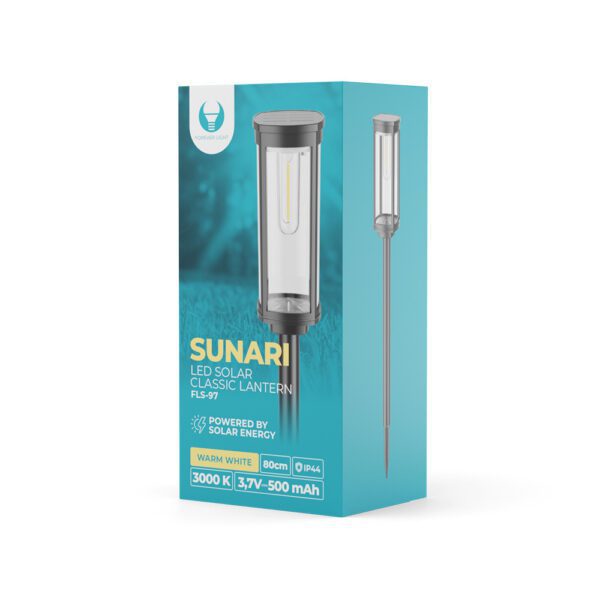 Forever Light Solar LED Lamp SUNARI FLS-97 CLASSIC Post 3000K 500mAh li-ion