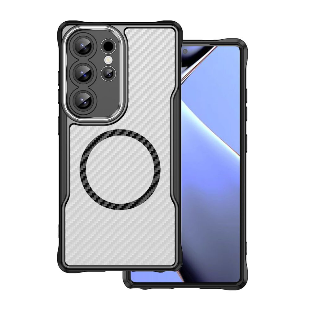 Defender Carbon Mag case for Samsung Galaxy S24 Ultra black