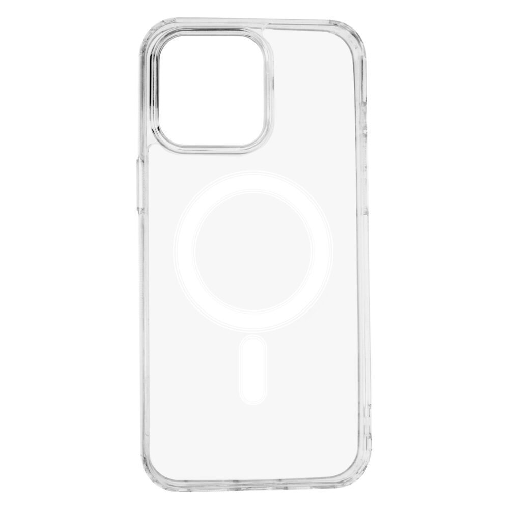 Anti Shock 1,5 mm Mag case for iPhone 15 Pro Max 6,7" transparent big hole