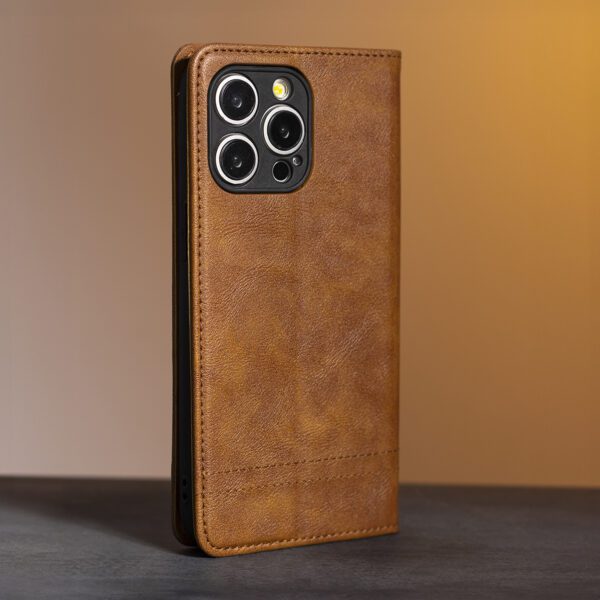 Smart Seam case for Samsung Galaxy S26 Edge brown