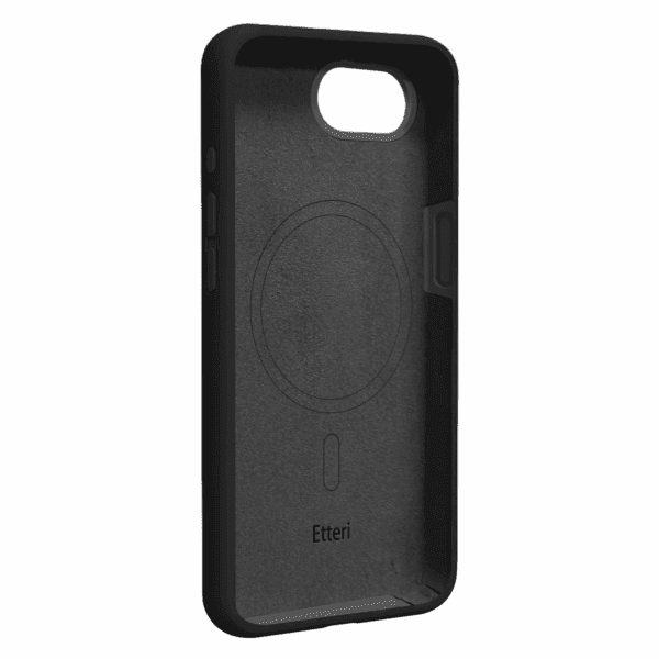 Etteri Silicone Mag case for iPhone 16e black