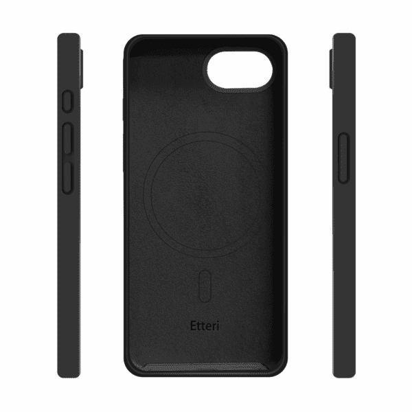 Etteri Silicone Mag case for iPhone 16e black