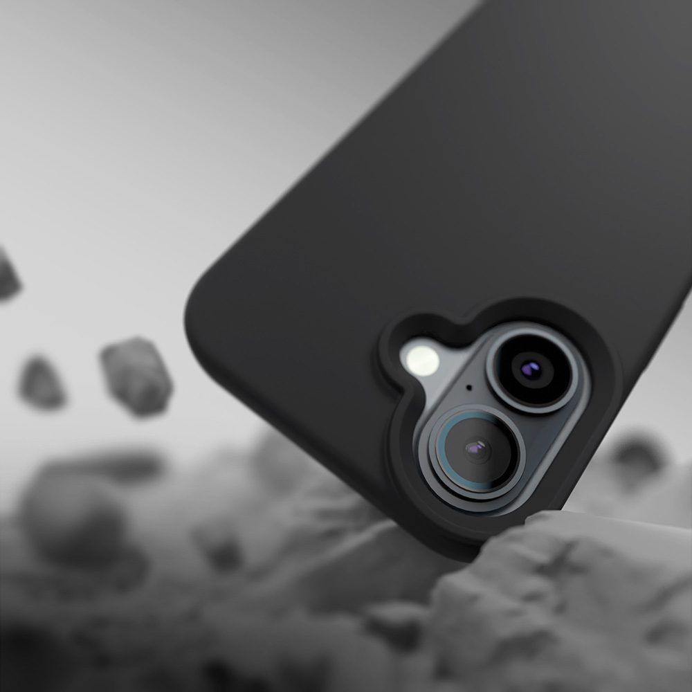 Etteri Silicone Mag case for iPhone 16e black