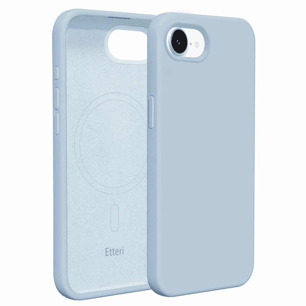 Etteri Silicone Mag case for iPhone 17 Air light blue
