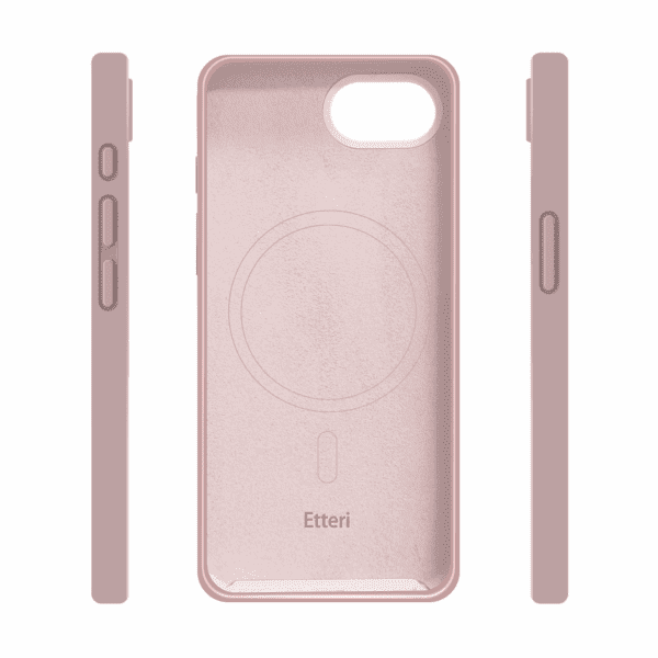 Etteri Silicone Mag case for iPhone 16e light pink