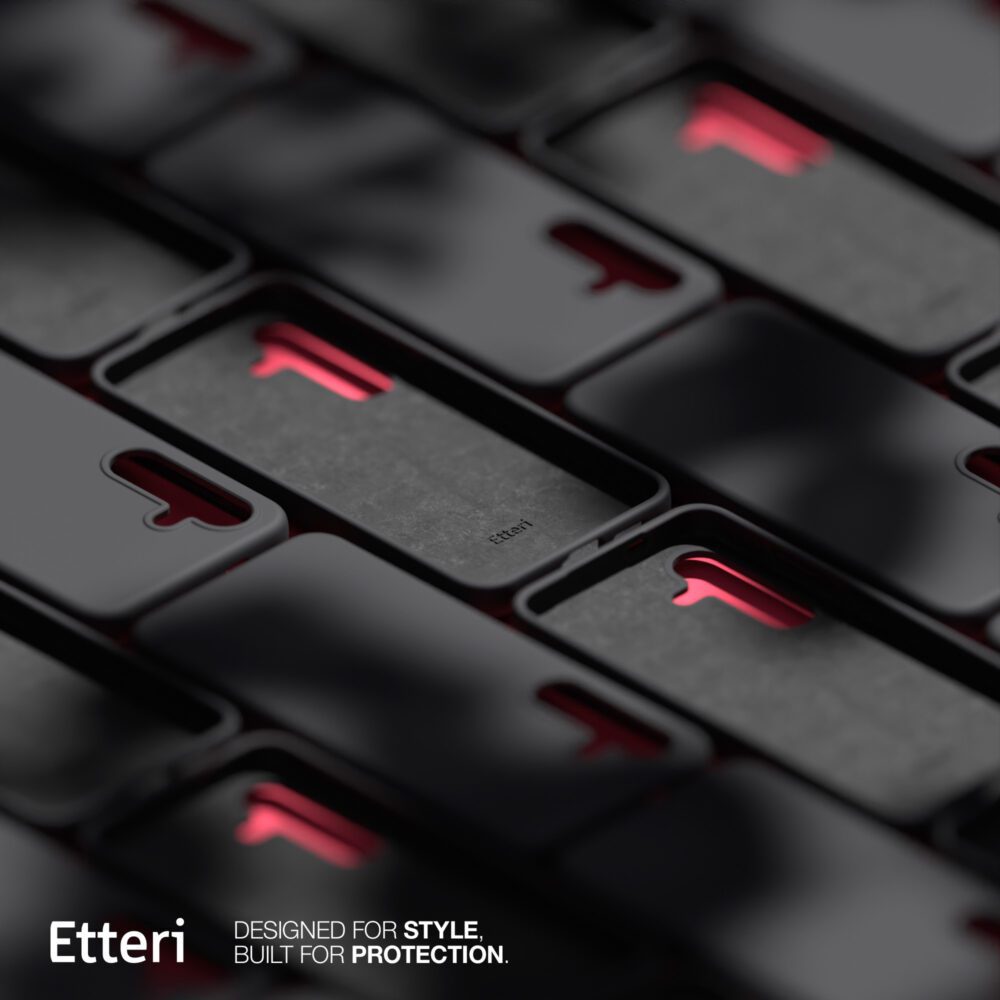 Etteri Silicone Mag case for Samsung Galaxy S25 Plus black