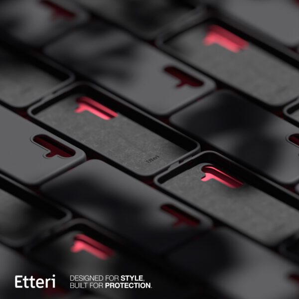 Etteri Silicone Mag case for Samsung Galaxy S25 Plus black