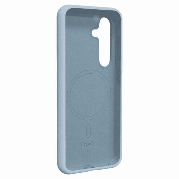 Etteri Silicone Mag case for Samsung Galaxy S25 light blue