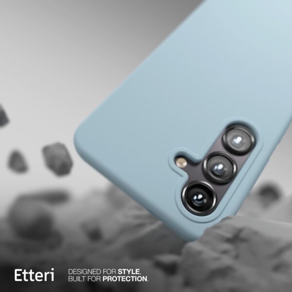 Etteri Silicone Mag case for Samsung Galaxy S25 light blue