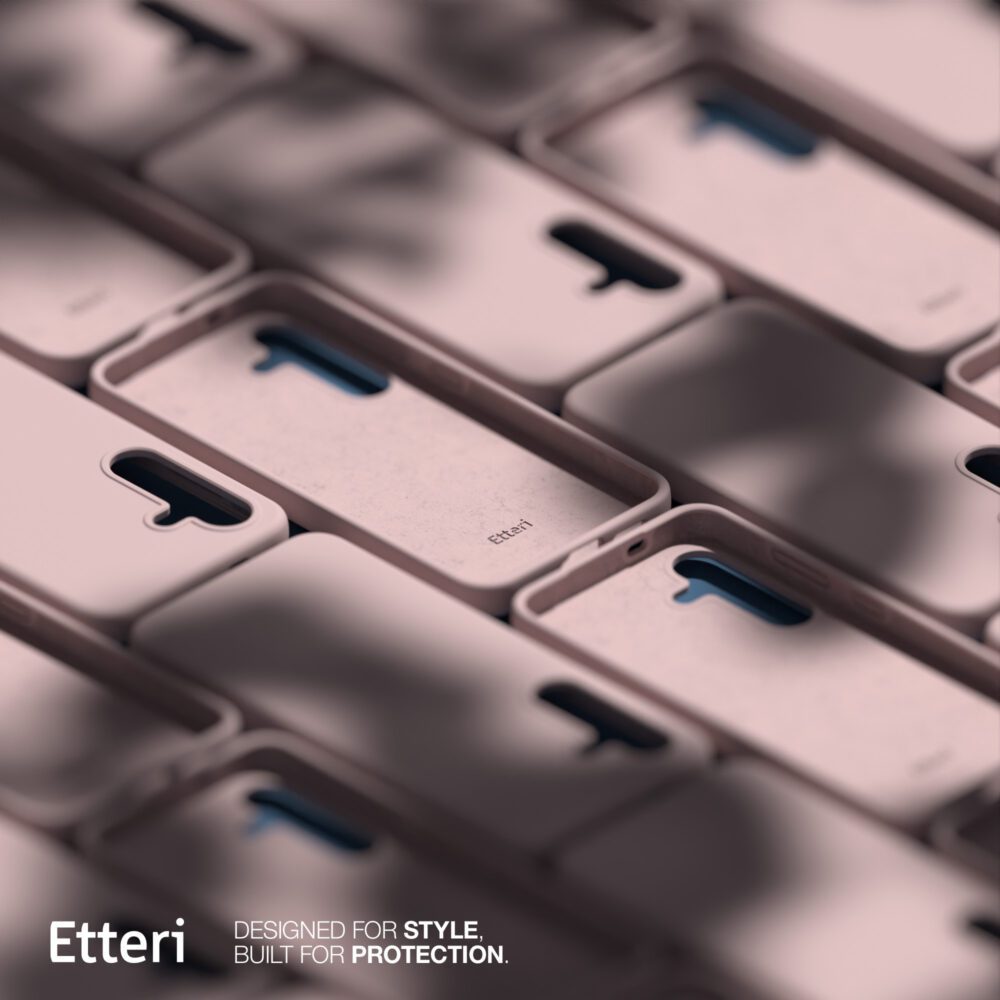 Etteri Silicone Mag case for Samsung Galaxy S25 light pink