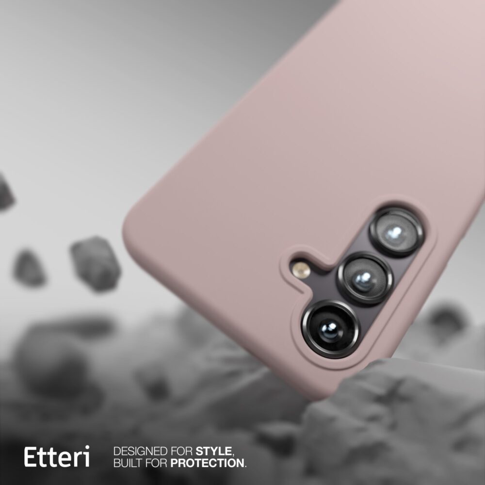 Etteri Silicone Mag case for Samsung Galaxy S25 light pink