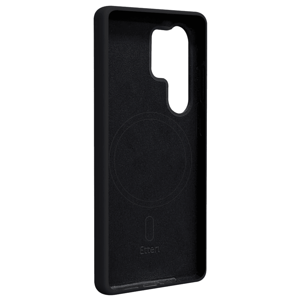 Etteri Silicone Mag case for Samsung Galaxy S25 Ultra black