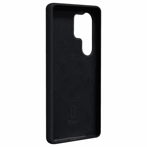 Etteri Silicone Mag case for Samsung Galaxy S25 Ultra black