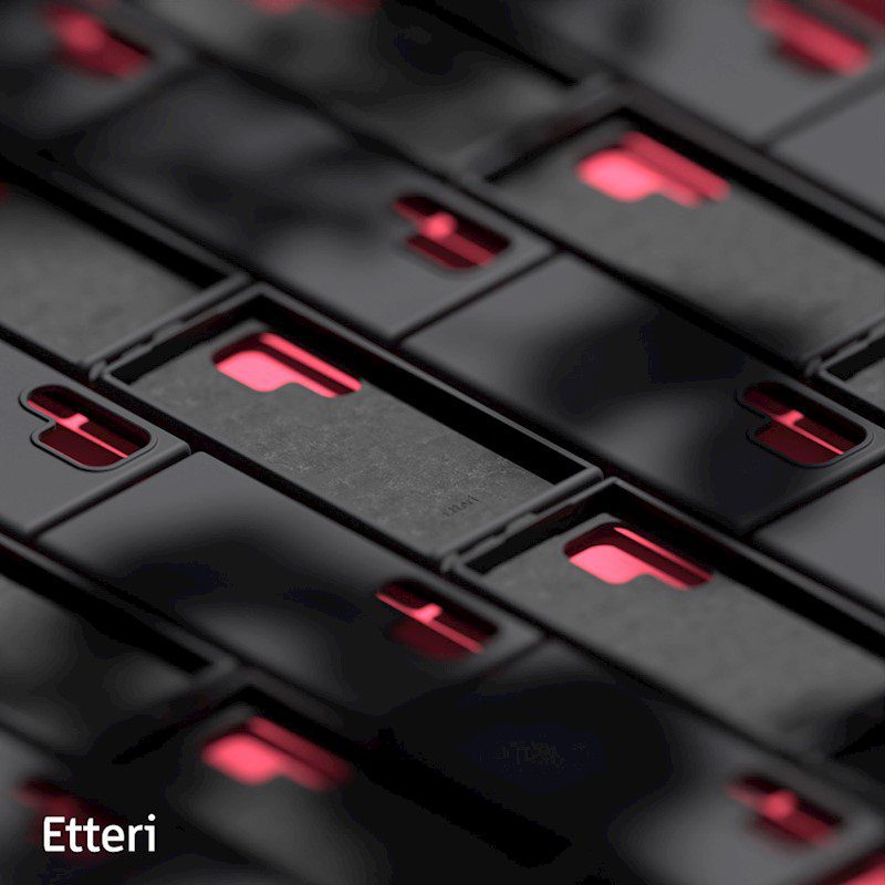 Etteri Silicone Mag case for Samsung Galaxy S25 Ultra black