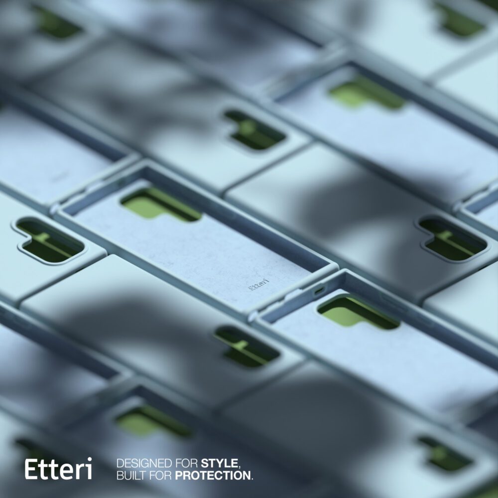 Etteri Silicone Mag case for Samsung Galaxy S25 Ultra light blue