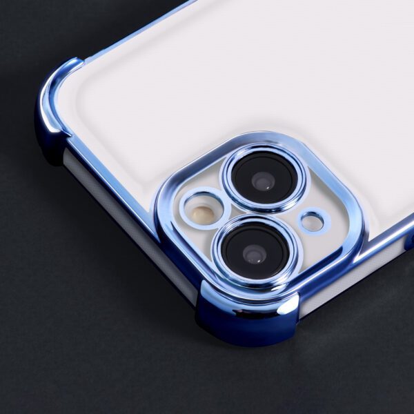 Anti Shock Chrome case for iPhone 14 Pro 6,1" blue