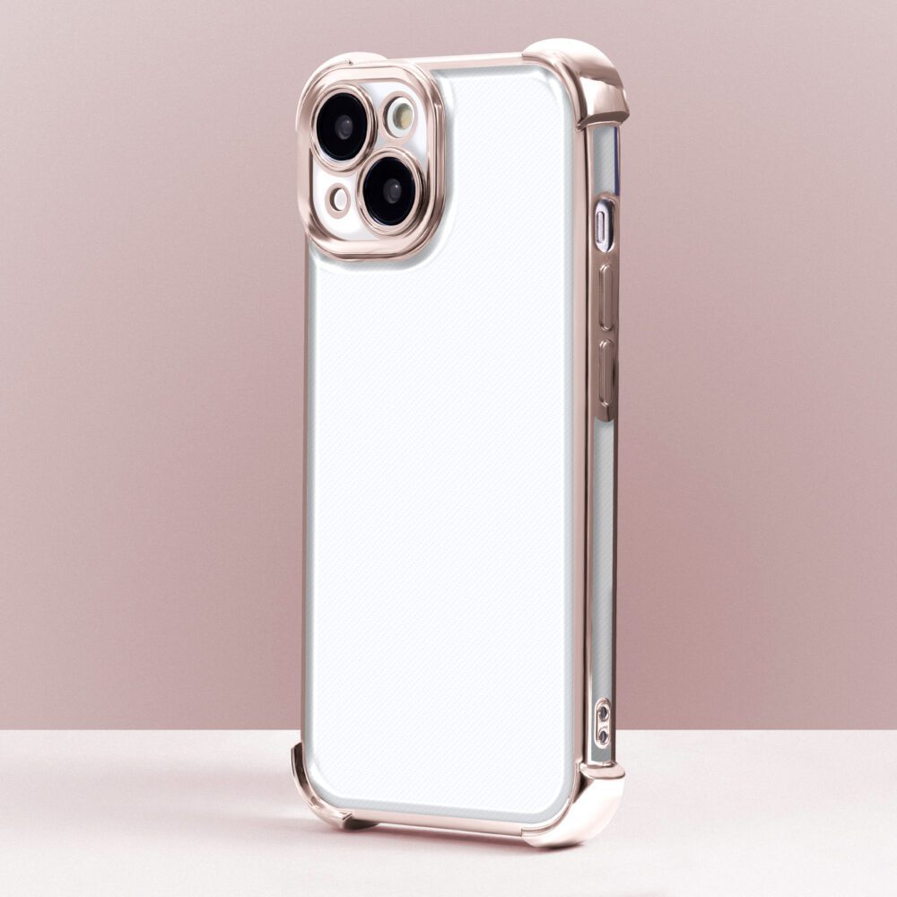 Anti Shock Chrome case for iPhone 13 6,1" gold
