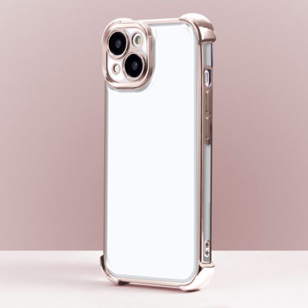 Anti Shock Chrome case for iPhone 13 6,1" gold
