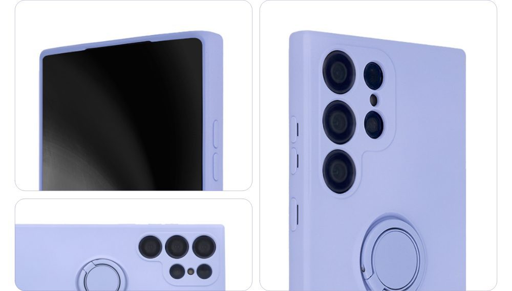 Finger Ring Case for Samsung Galaxy A14 4G / A14 5G purple