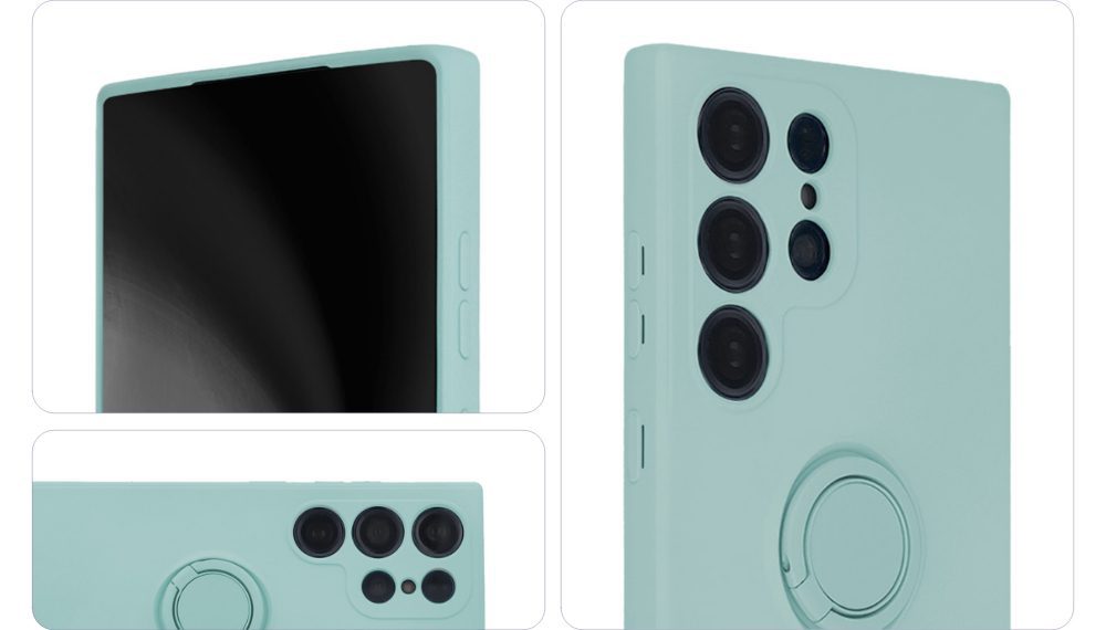 Finger Ring Case for Samsung Galaxy A14 4G / A14 5G light green