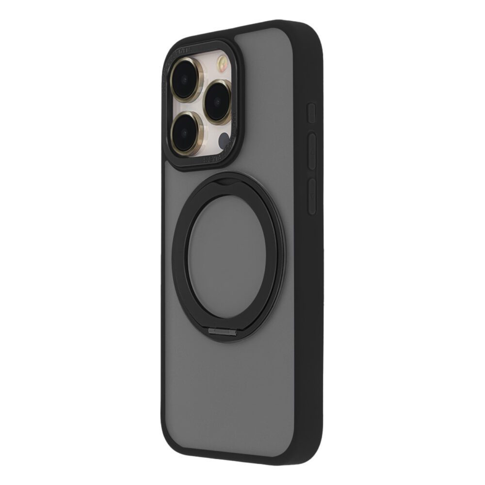 Secure Spinning Mag Case for iPhone 15 6,1" black