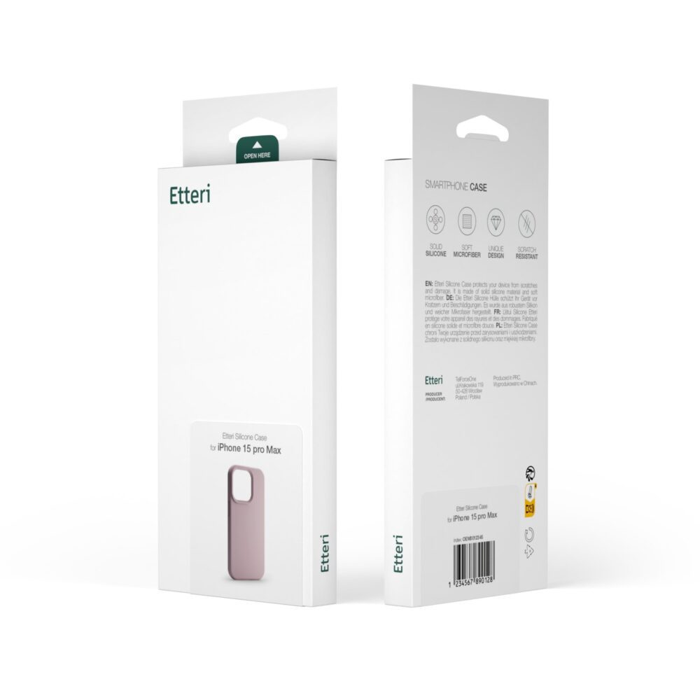 453593_oryg Etteri Silicone case for iPhone 12 / 12 Pro 6,1" light pink