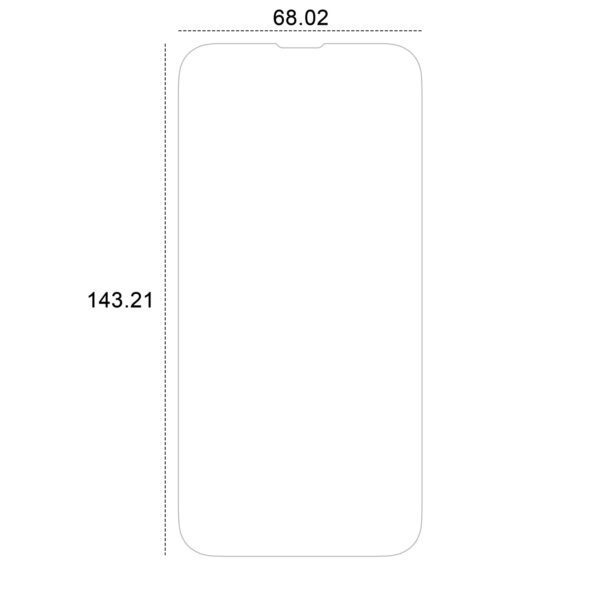 454883_oryg Etteri hybrid glass for iPhone 14 / 14 Pro 6,1"