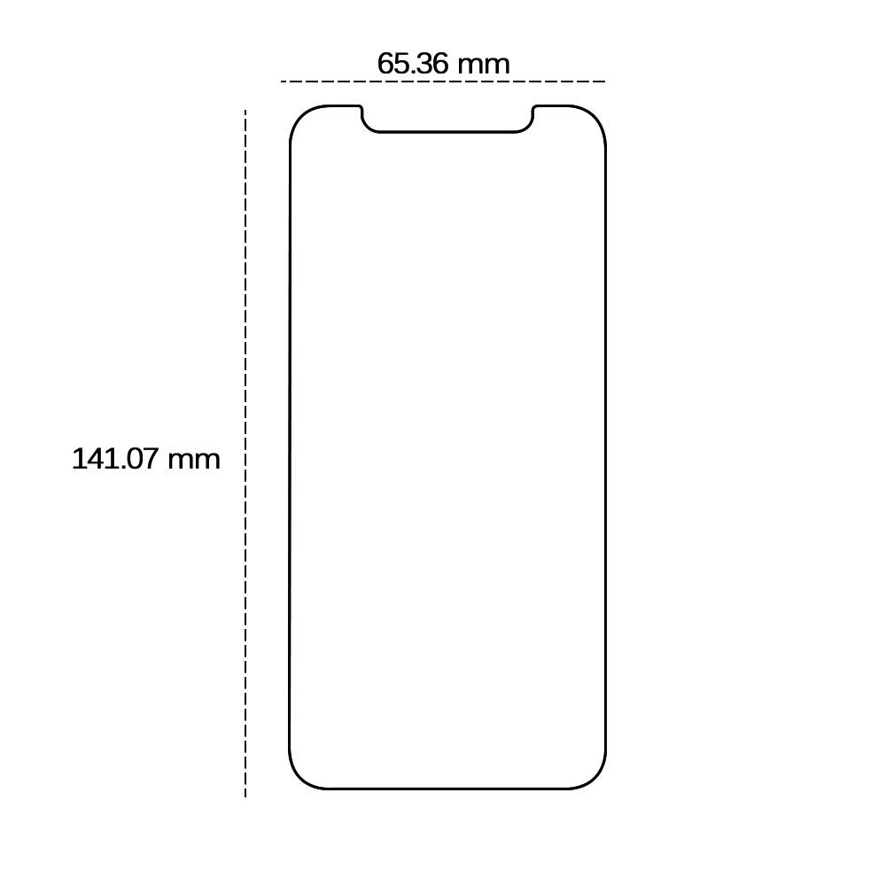 455347_oryg Tempered glass 2,5D for iPhone XR / 11
