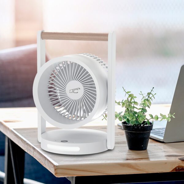 455433_oryg Wireless Desk Fan with noght light WB17 6,4" USB-C 3600mAh