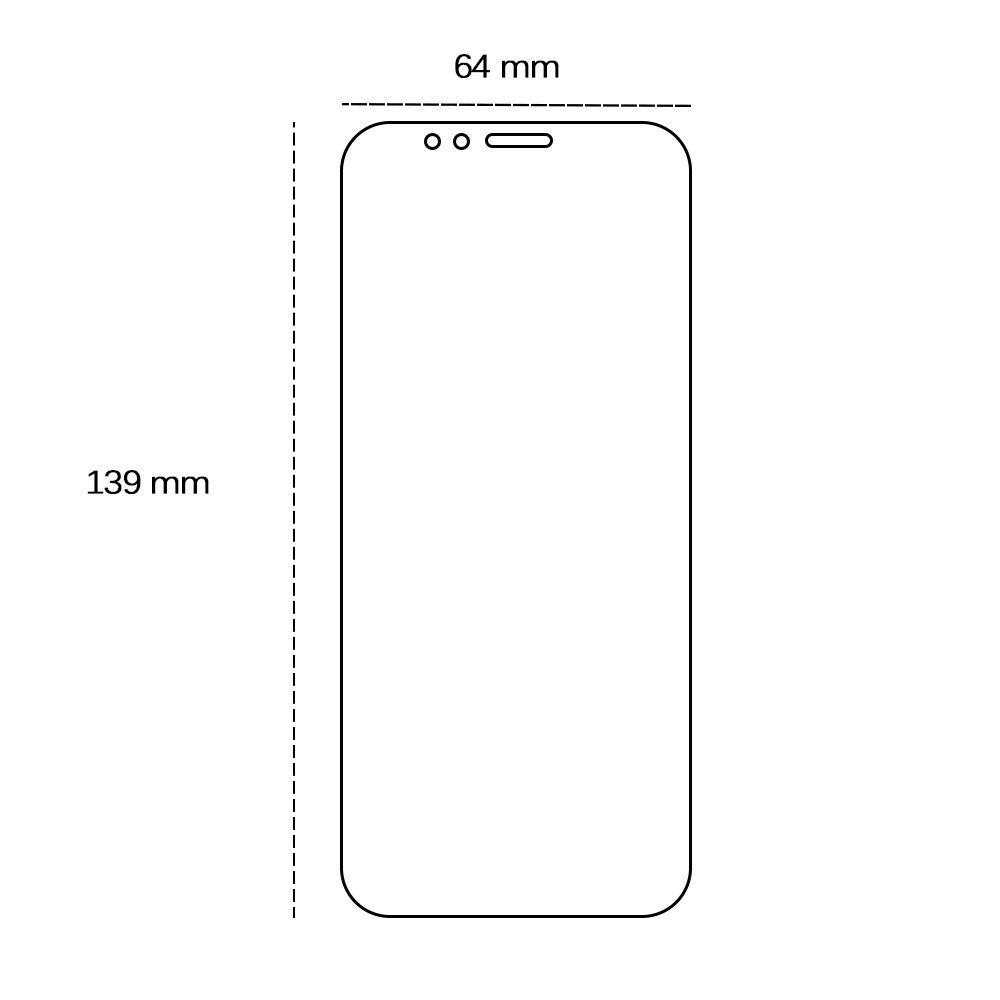 Tempered glass 2,5D for Huawei P10 Lite