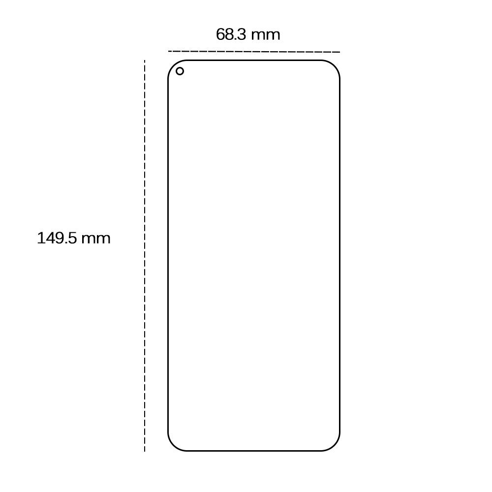 Tempered glass 2,5D for Huawei Nova 5T / Honor 20