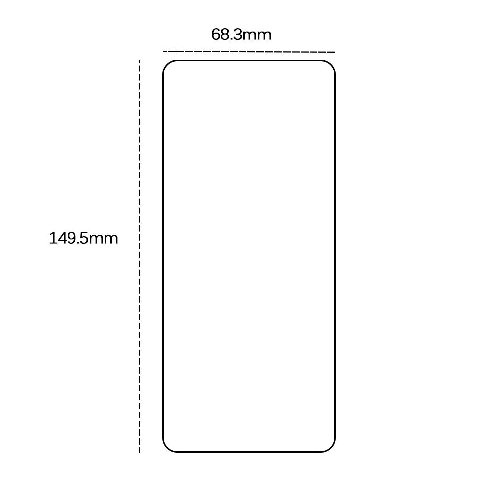 Tempered glass 2,5D for Google Pixel 7 5G