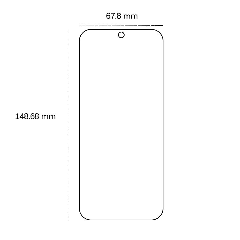 Tempered glass 2,5D for Google Pixel 9 / 9 Pro