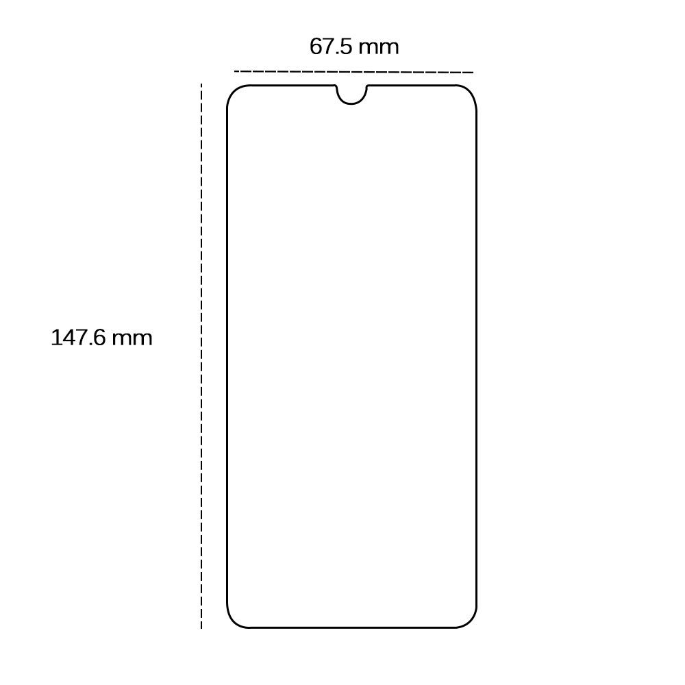 Tempered glass 2,5D for Huawei P Smart 2019 / P Smart Plus 2019 / P Smart 2020 / Honor 10 Lite