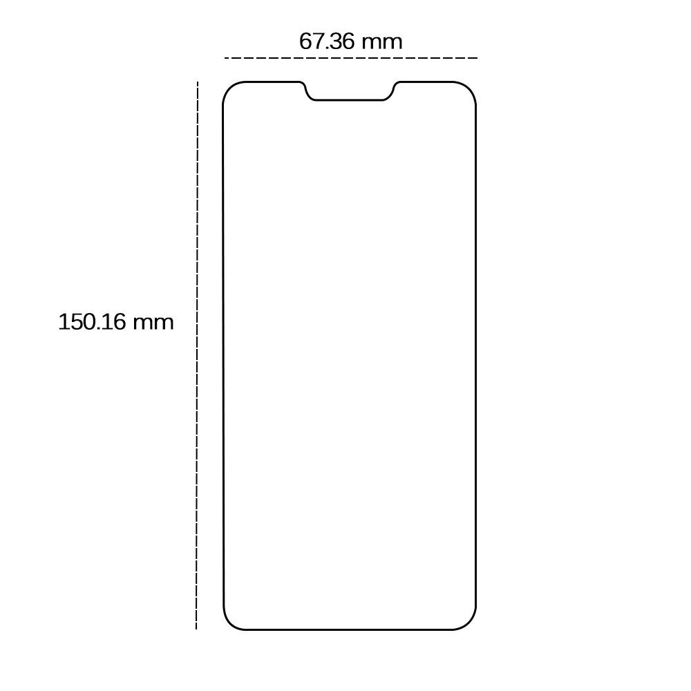 Tempered glass 2,5D for Motorola Moto G7 Power