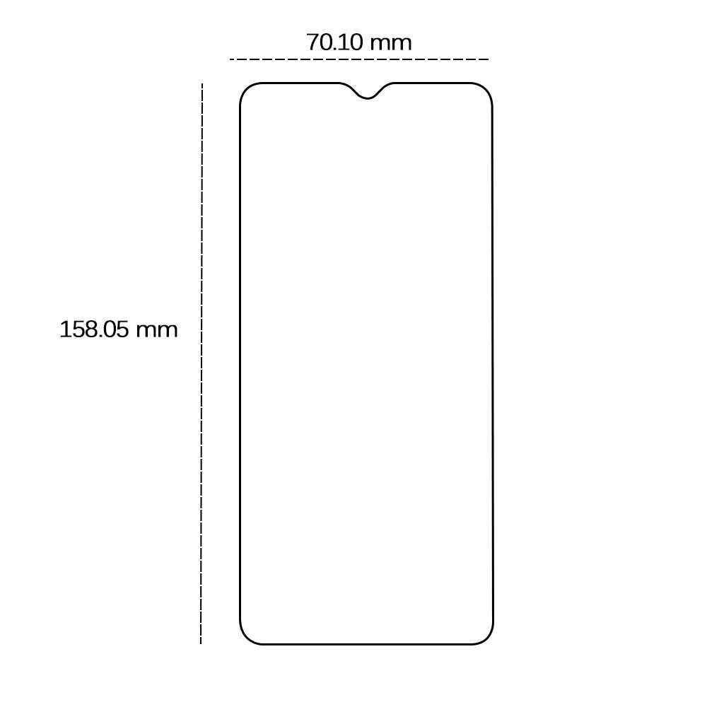Tempered glass 2,5D for Motorola Moto G10 / G10 Power / G30 / G50 5G