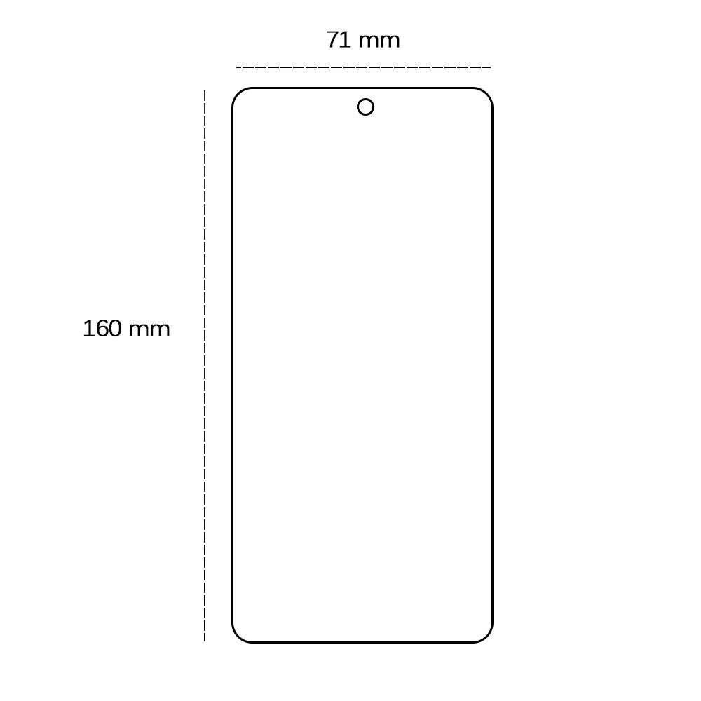 456694_oryg Tempered glass 2,5D for Realme 12 5G