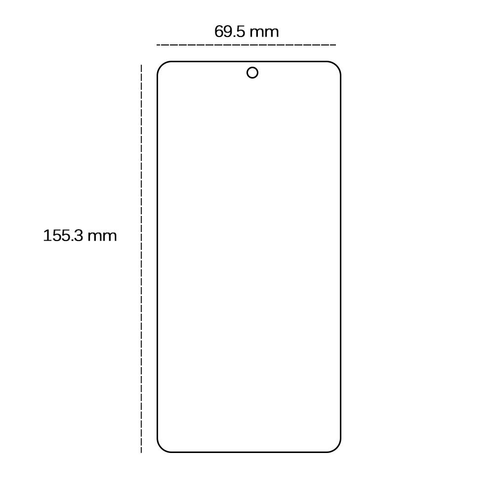456696_oryg Tempered glass 2,5D for Oppo Reno 11F 5G (Global)