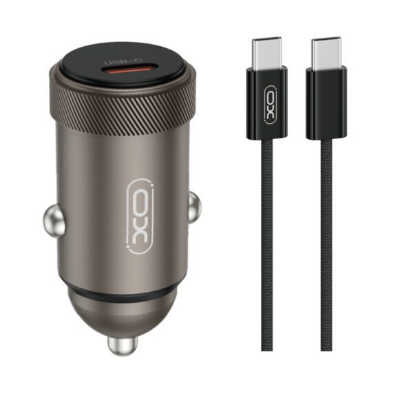 456852_oryg XO car charger CC70 PD 30W 1x USB-C black