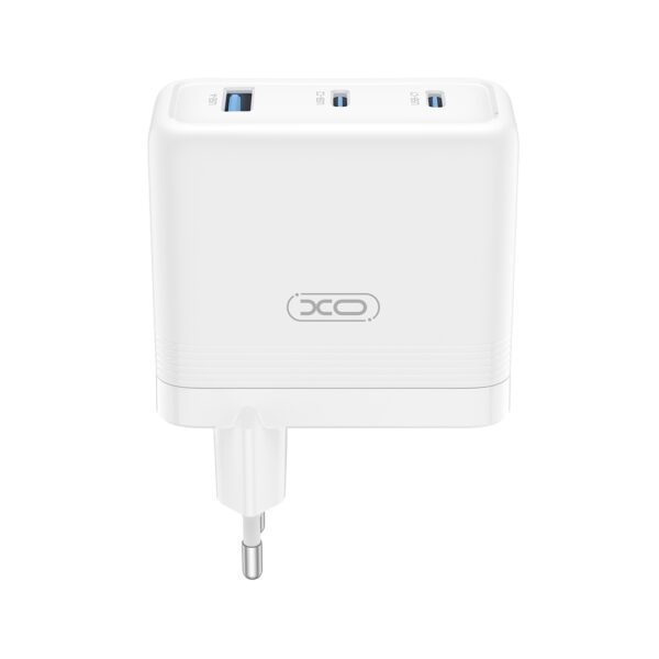 XO wall charger CE35 PD 100W 2x USB-C 1x USB white