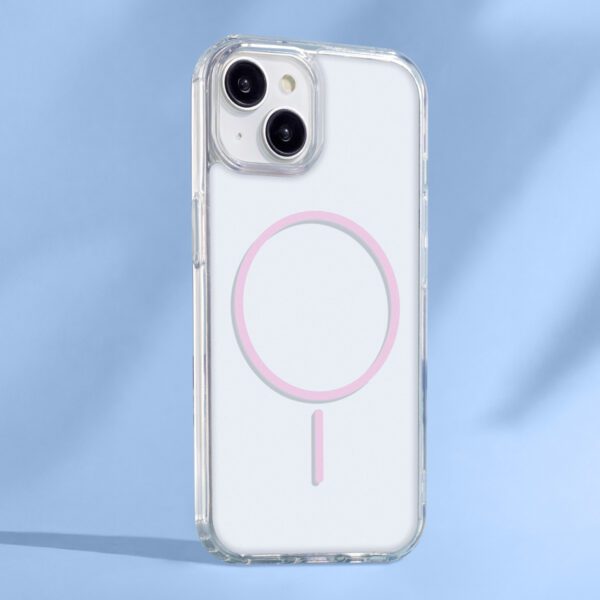 457486_oryg Anti Shock Thin Mag case for iPhone 16 Pro Max 6,9" pink