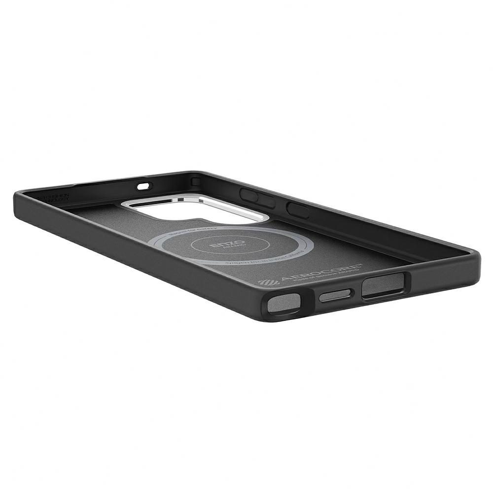 Samsung Enzo Aramid Case for Samsung Galaxy S25 Ultra Black-Silver
